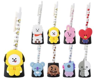 BT21 ПОДСТАВКА ДЛЯ РУЧЕК / RJ, Shooky, Cooky, Mang, Van/BTS BANGTAN BOYS – BT21 x MONOPOLY ПОДСТАВКА ДЛЯ РУЧЕК/ Аутентичный Официальный Товар, KPOP, KBeauty