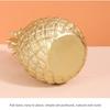 Gold Pineapple Figurine Big Size Pineapple Ornament Artificial Resin Sculpture  for Cabinet Decor