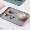 Rectangular Tray Storage Tray Easy To Clean Fruit Tray Heat-resistant Non-slip Dinner Plate for Home for Kitchen Tableware