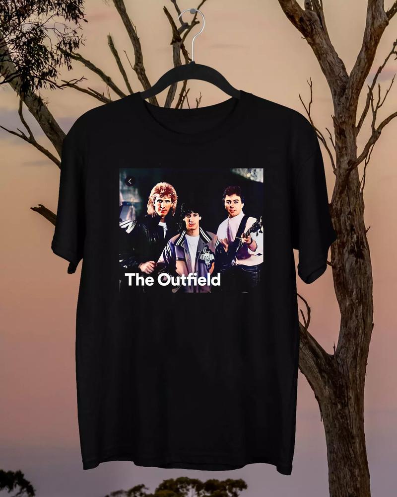 The Outfield Band Members Black Color Shirt Unisex T-Shirt