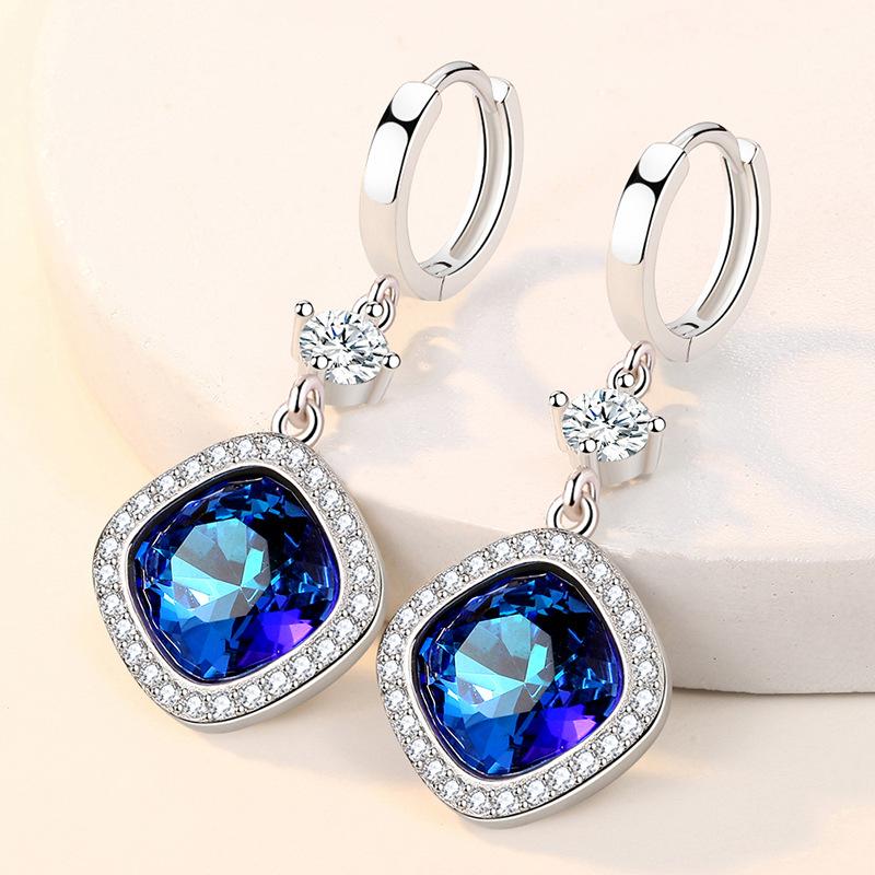 Lindon Zircon Copper Alloy Earrings Drop Earrings For Women Wedding Party Gifts