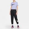 Nike Укороченные топы женские фиолетовые с круглым вырезом умеренные CJ3765-569