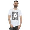 Disney Mens Mickey Mouse Lines T-Shirt