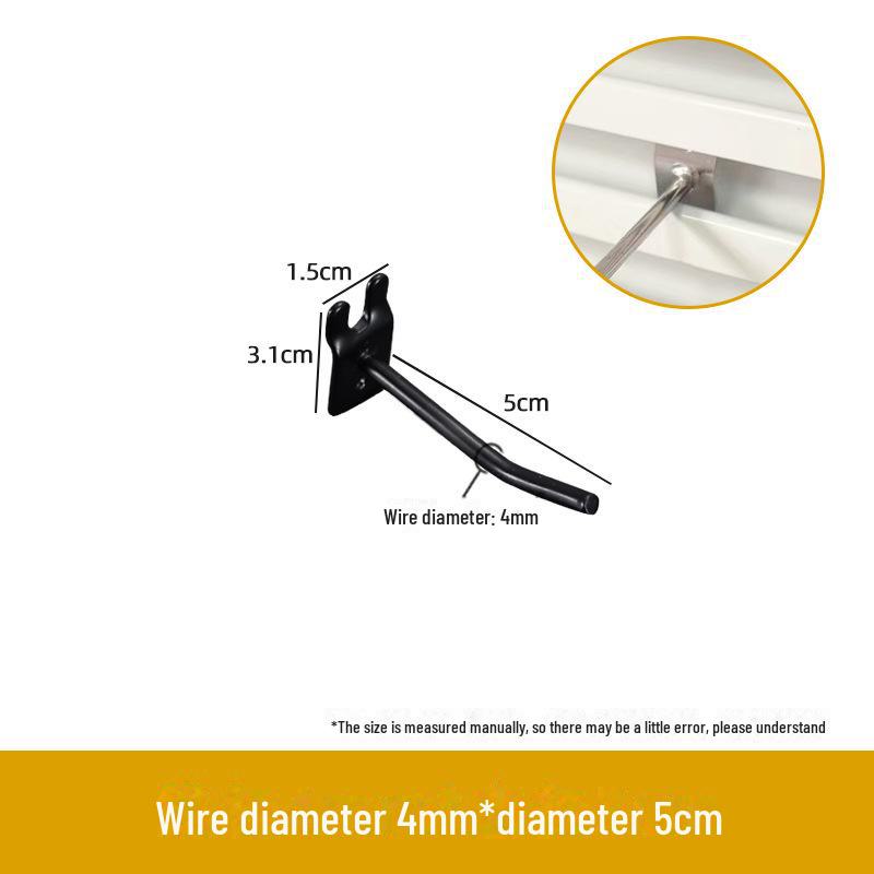 Decorative Aluminum Alloy Slot Plate Hook