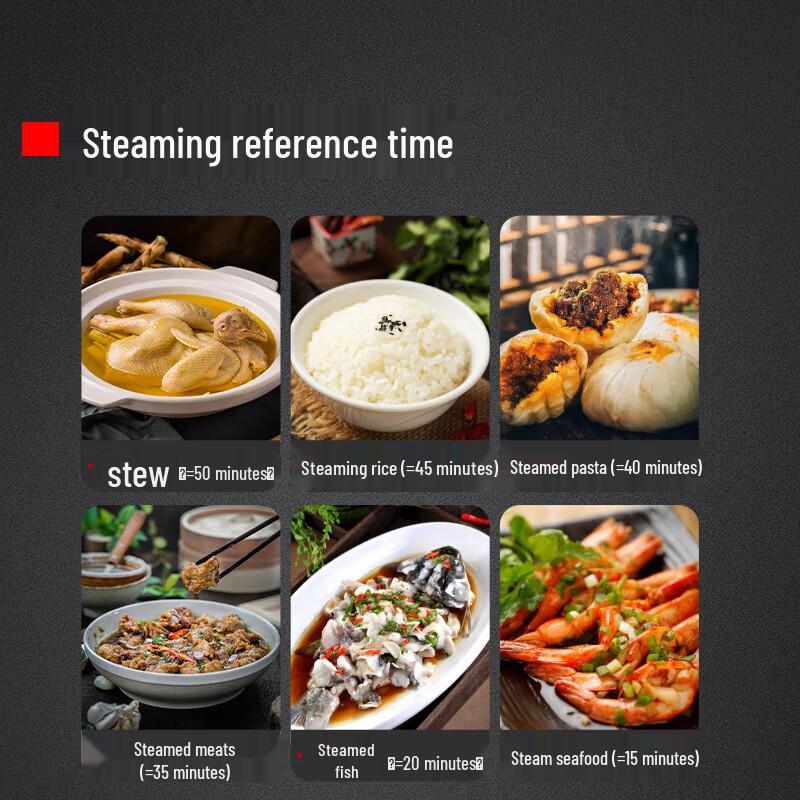AISHIQI Commercial 24-Tray Electric Steamer