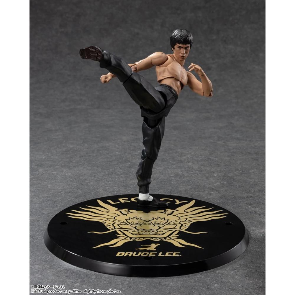 Bandai ДУХИ SHFiguarts Брюс Ли -LEGACY 50th Ver.- Приблизительно. 130 мм окрашенная подвижная фигурка из ПВХ и АБС