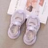 Girls Sports Sandals Summer Soft-soled Girls Mesh Shoes Summer 2025 New Children's Breathable Summer Shoes