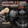 Car Black Trim Restorer Car Interior Restorer 100ML Anti-UV Quick-Drying Rubber Repair Wax Fade-Resistant Renovation Solution