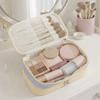 Zipper Closure Double-layer Storage Bag Large Capacity Handheld Toilet Bag  Daily Use