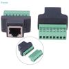 Адаптер RJ45 на клеммную колодку - 8-контактный винтовой клеммный соединитель