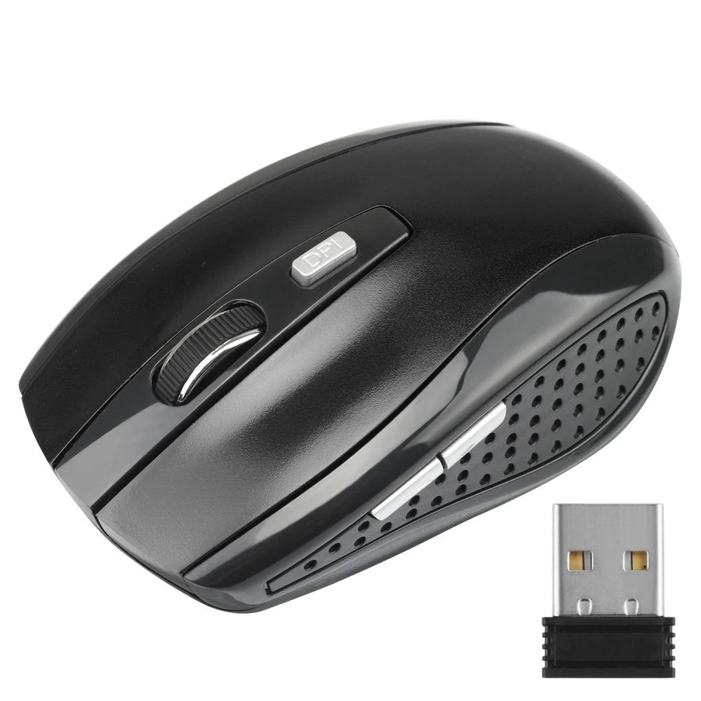 2.4G беспроводная мышь игровая мышь бесшумная мышь эргономичная мышь 6 кнопок 1600 точек на дюйм оптическая офисная мышь для настольного ПК ноутбука