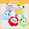 Fun Plush Soft Panda Head Keychain Ideal For Keyrings And Bag Accessories Kids For