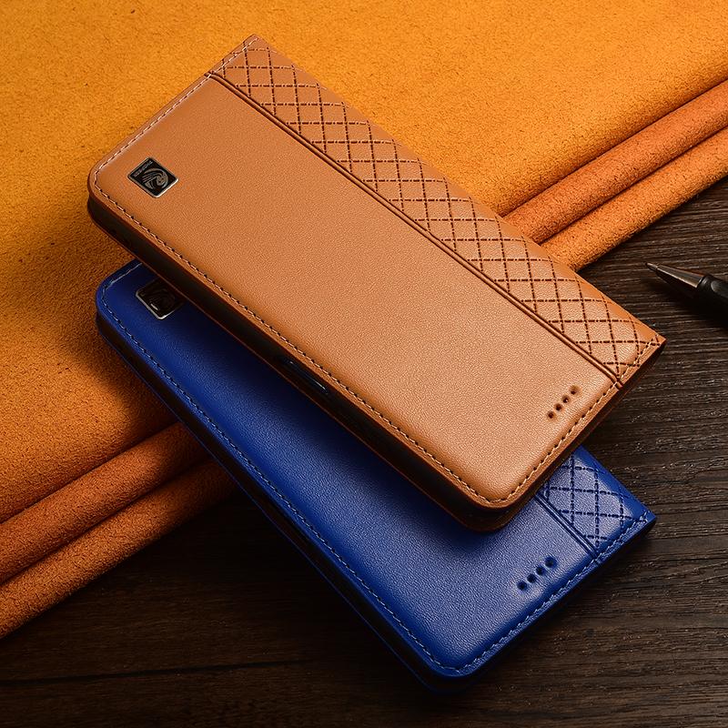 Флип-чехол Napa Inner Grid из натуральной кожи для Samsung Galaxy A05 A05S A15 A25 A35 A55 A16 A26 A36 A56 5G, чехол для телефона, кардхолдер