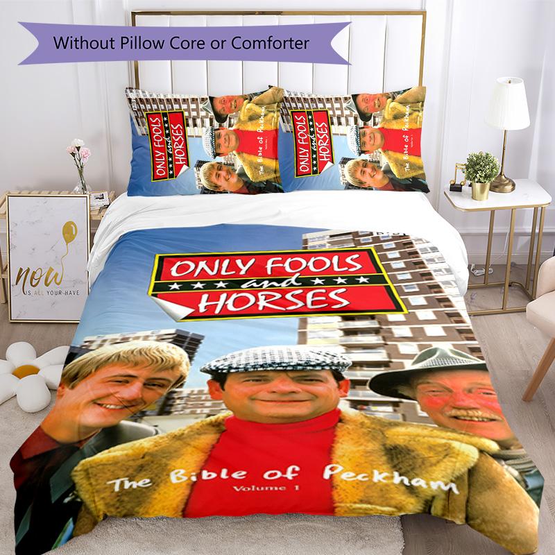 Only Fools and Horses 3pcs Bedding Set Duvet Cover Closure Includes 1 Duvet Cover & 2 Pillowcases for All Seasons Bedroom Home Dorm Decor