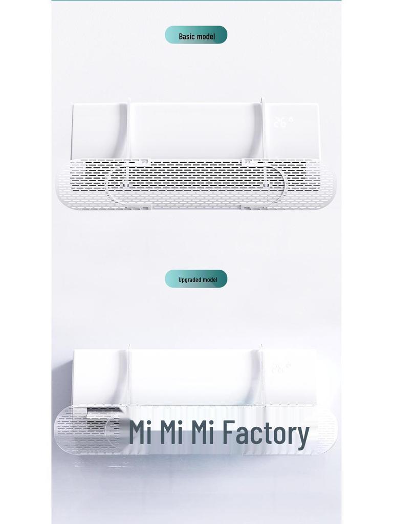 Universal Wall-Mount Air Conditioner Wind Deflector: Anti-Direct Blow, No Installation Needed