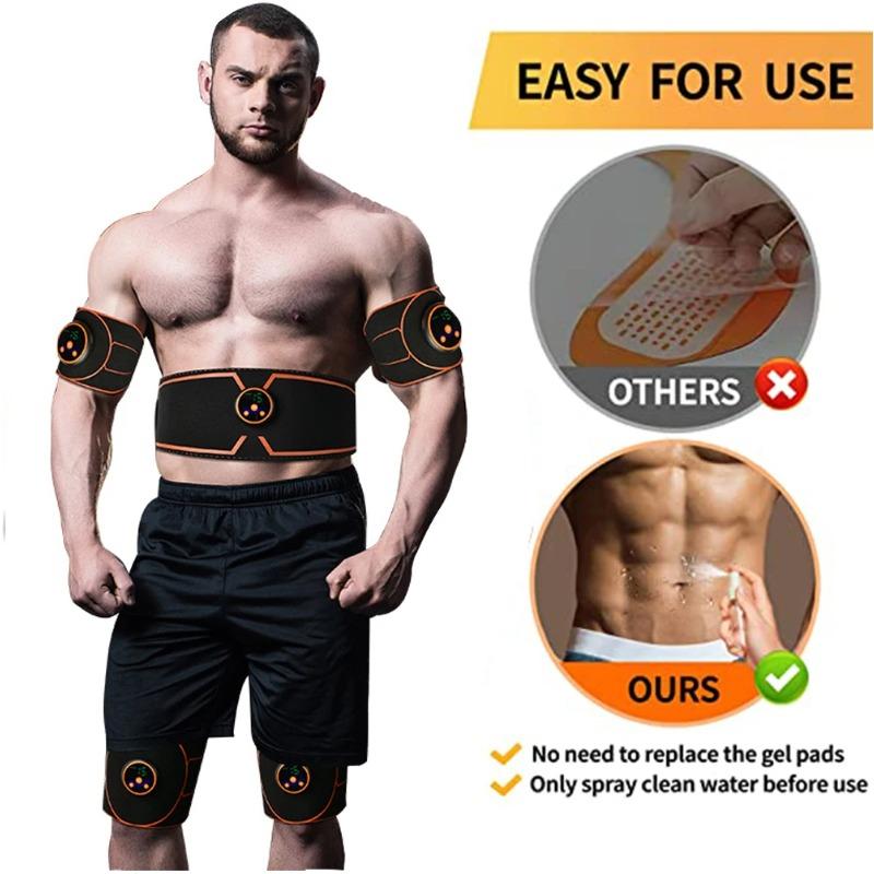 EMS стимулятор мышц брюшной пояс для похудения электрический умный ABS тренажер для рук, ног, талии, потеря веса, фитнес, вибрационный пояс