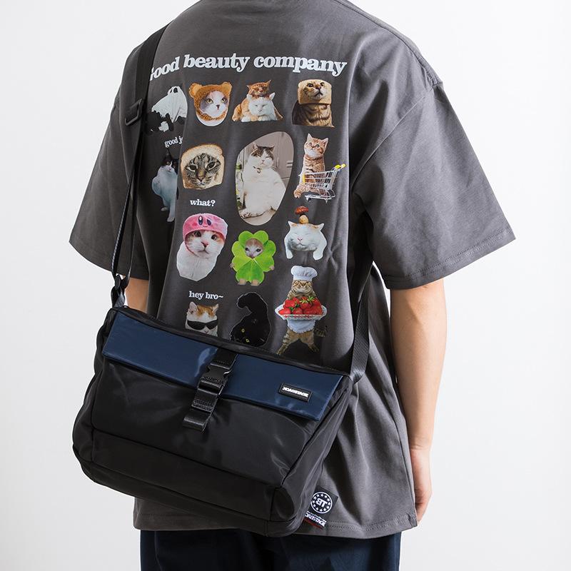 Корейская мода контрастного цвета сумка через плечо повседневная мужская сумка-мессенджер сумка для поездок на работу спортивная сумка через плечо для инструментов