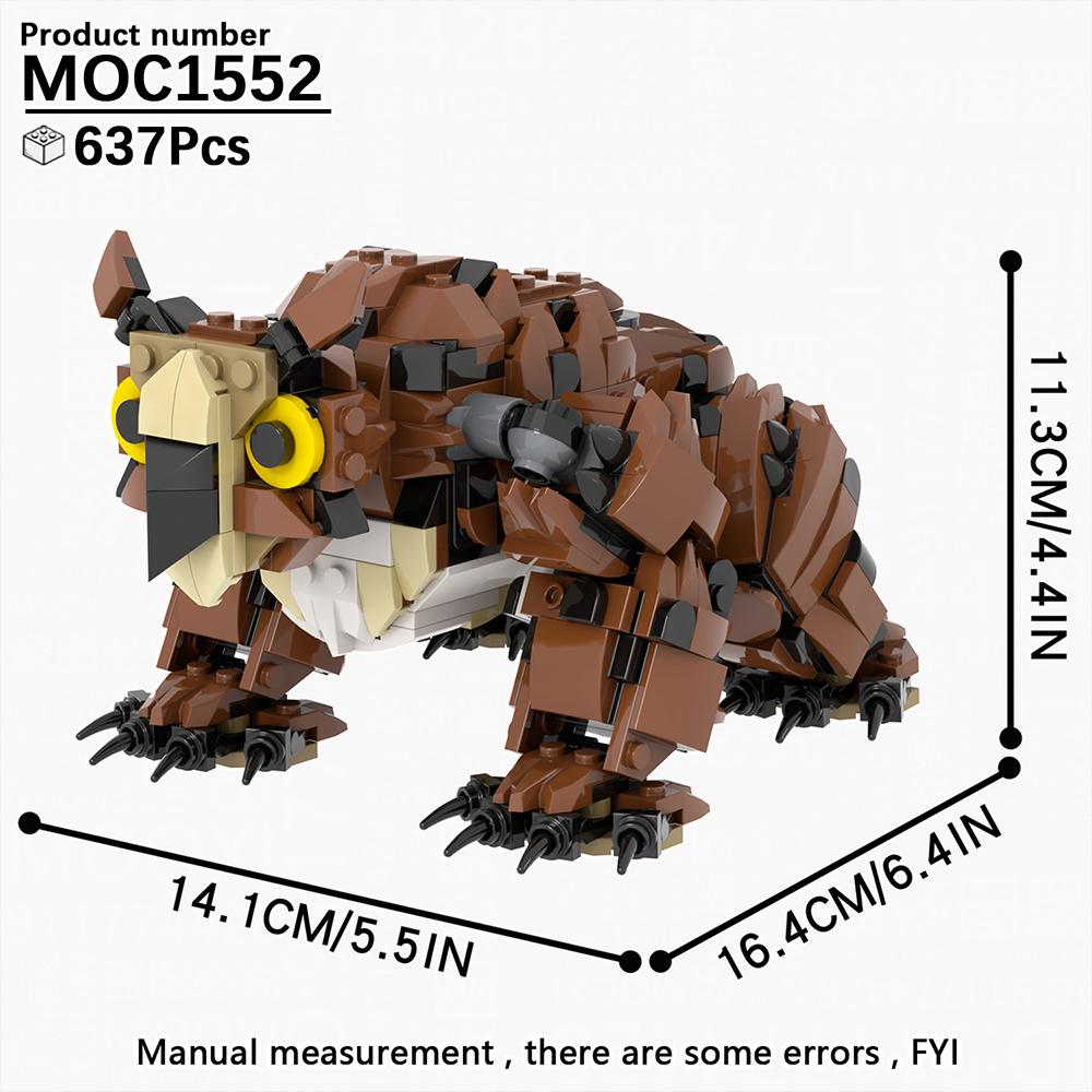 Серия Игр MOOXI Наборы Конструкторов MOC Dungeons & Dragons Мимик Бехолдер Модель для Взрослых DIY Строительные Блоки Детские Игрушки Подарок Для Детей