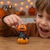 Small Party Decorations Cute Halloween Resin Sculpture, Table Decorations, Mini Adorable Owl Bat Figurines Pumpkin Ghost Decor for Home
