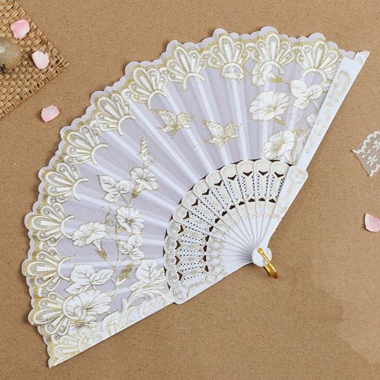 Ручной веер в винтажном стиле, яркий цвет, изысканный узор, тонкая работа, ультралегкий, тканевый, ретро, китайский стиль, складной веер, реквизит для фотографии