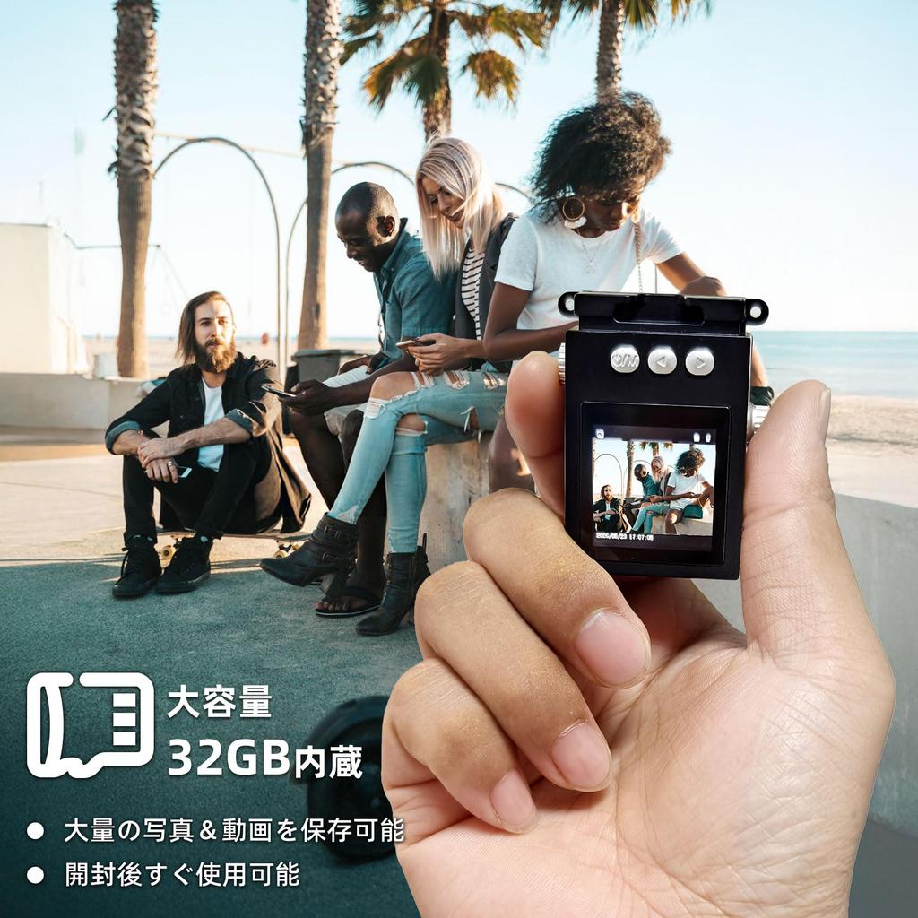 Мини Ретро Камера Цифровая Игрушечная Камера Дюймовый Экран 1080P Широкоугольный Объектив Карта 32 ГБ в Комплекте Функция Фото- и Видеосъемки Набор Брелоков Зарядка