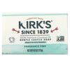 Kirk's, 100% Premium Coconut Oil Gentle Castile Soap, Unscented, 4 Oz (113 G)