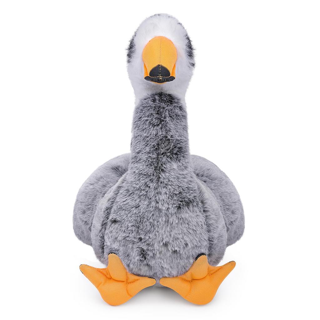 Lilizzhoumax Indian Goose Stuffed Lifelike Migratory Bird Stuffed Very Soft and Delicate Cute Crested Ibis Stuffed Girls Home Decoration Height