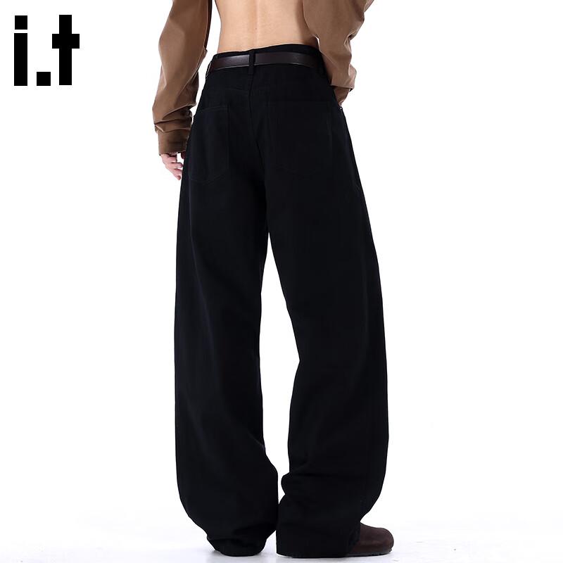 CHOCOOLATEit Мужские джинсы деним широкие штанины свободного кроя