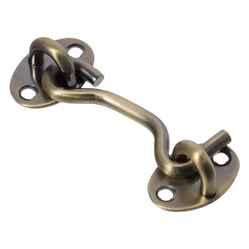 Защелка из нержавеющей стали Латунный оконный крючок-защелка Фиксатор Каютный крючок Раздвижная дверь Спальня Улица