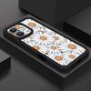 Чехол для телефона iPhone 16 Pro Max Для iPhone 16e 15 14 13 12 Pro Max Plus 11 XR XS Чехол для телефона с цветочным принтом Мягкий противоударный чехол из ТПУ