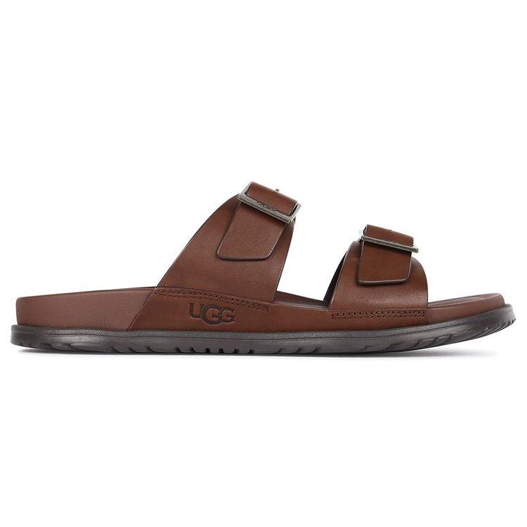 UGG Шлепанцы Wainscott с пряжкой-слайдером Мужские Бордовый 1119530-CLTH