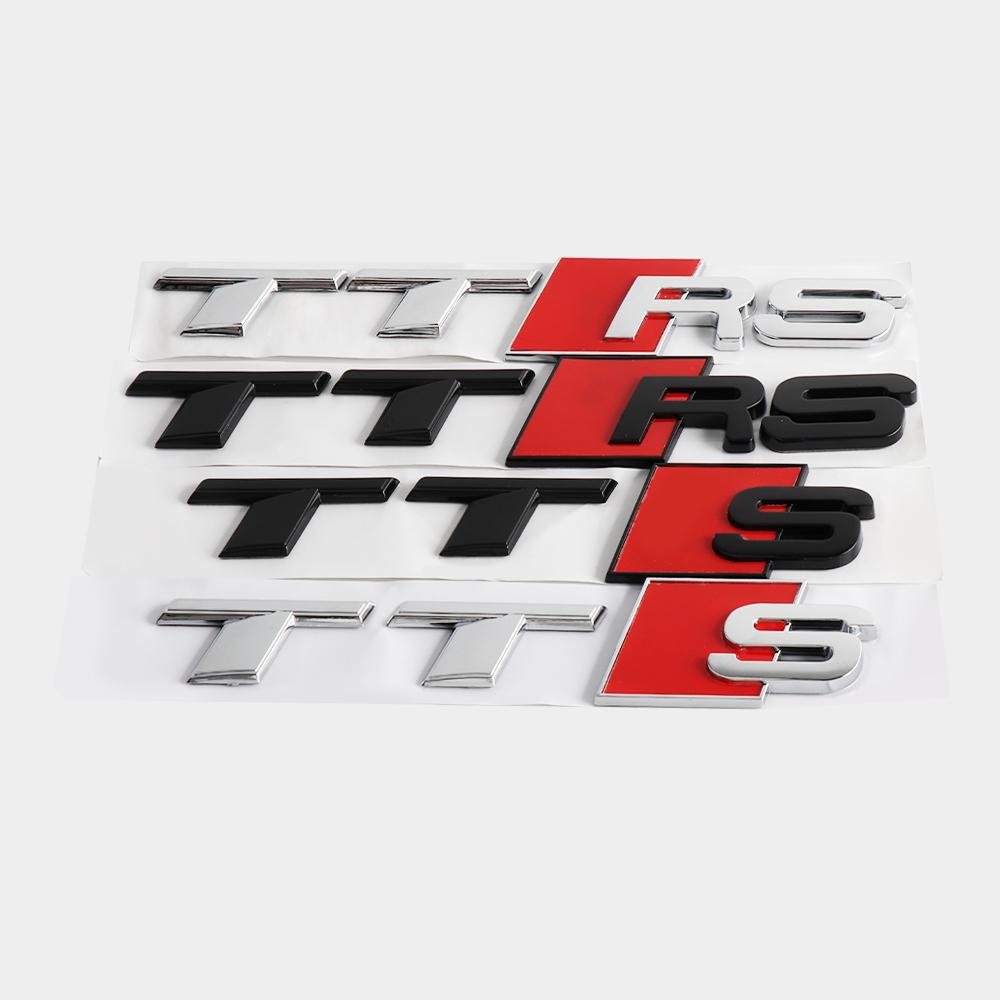 Car Styling 3D ABS Letter Emblem Decals Car Body Rear Trunk Sticker Accessorie for Audi S TT RS Sline A3 A4 B8 8P 8V B6 A6L TTRS