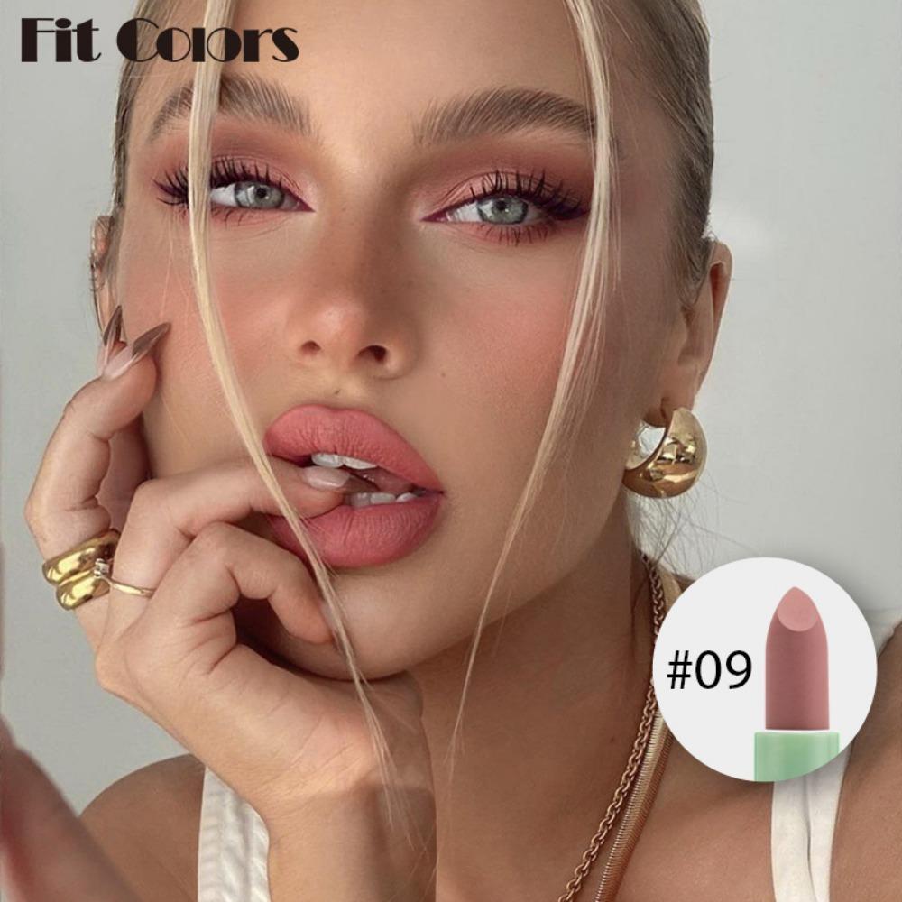 Подходящие цвета Губная помада с кубиками льда Три набора матовой туманной помады Легко окрашиваемая помада Красный костюм