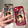 Soft Silicone Square Ladders Cartoon Pattern Full Cover Camera Protection Shockproof Case for iPhone Infinix Tecno Vivo