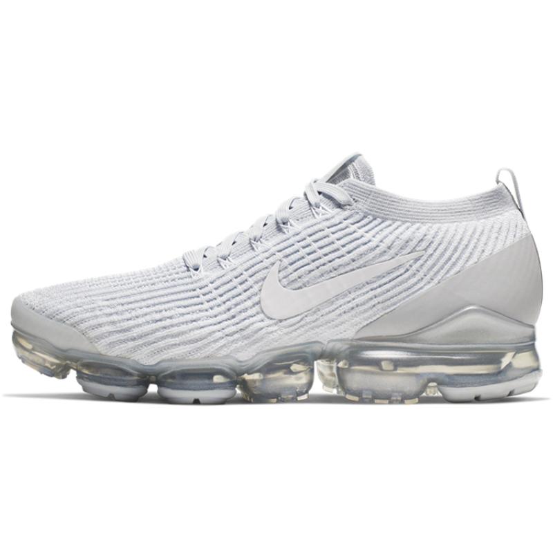 Nike Air VaporMax Flyknit 3 White Pure Platinum Running Shoes AJ6900-102