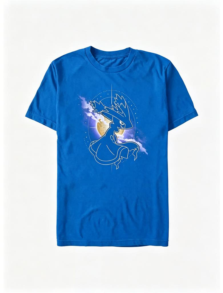 2026 New Star Elf Print Fashion Spring and Summer Unisexs Short Sleeve ParentChild Loose and Comfortable TShirt