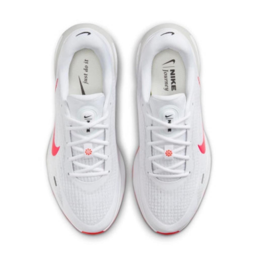 Nike Journey Run White Bright Crimson Wolf Grey Мужские кроссовки Pure-Platinum FN0228-106