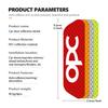 AAAYS1 Car Door Diamond Reflective Sticker Body Side Anti-collision Protection Stickers For Opel Insignia Corsa Zafira Mokka Grandland