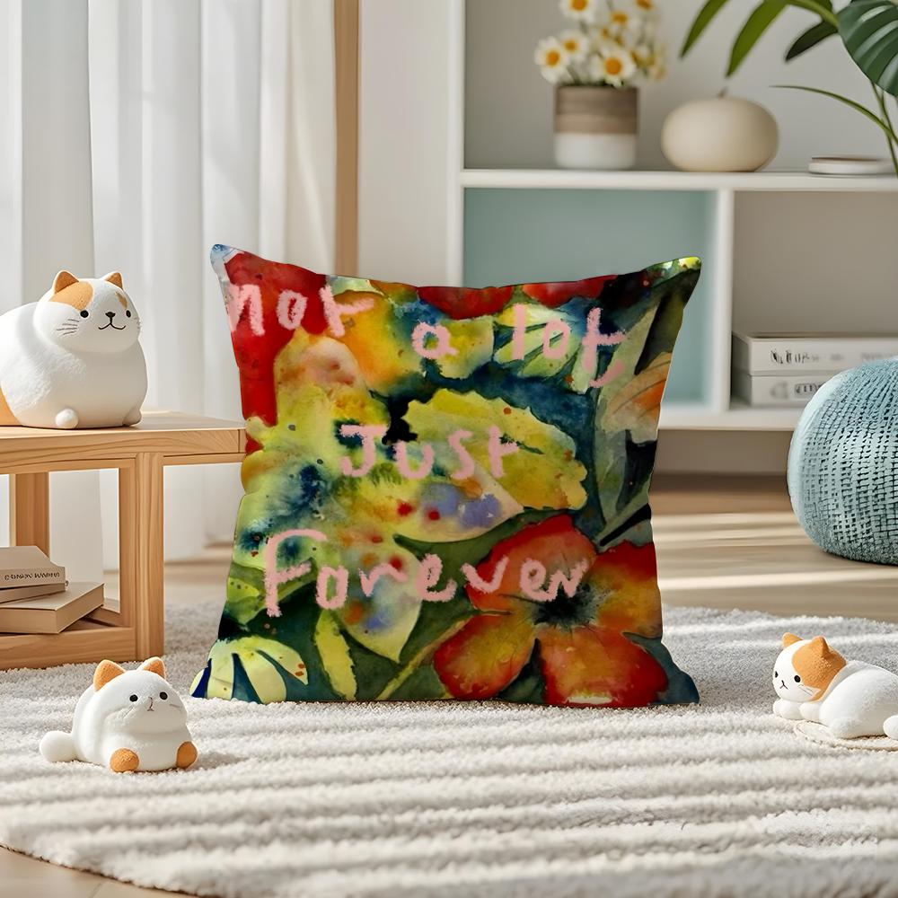 Adrianne Lenker Songs Album Pillow Case Silky elegant Comfort Sofa Bed Invisible zipper