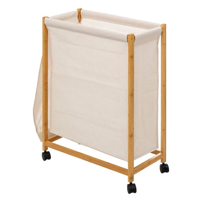 “Bam” Laundry Basket 52 Liters Bamboo Atmosphéra