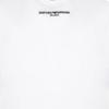Emporio Armani Свитшот с принтом букв прямого кроя, футболка с круглым вырезом и короткими рукавами, мужские топы, белый 6D1TP0-1JOSZ-01P8