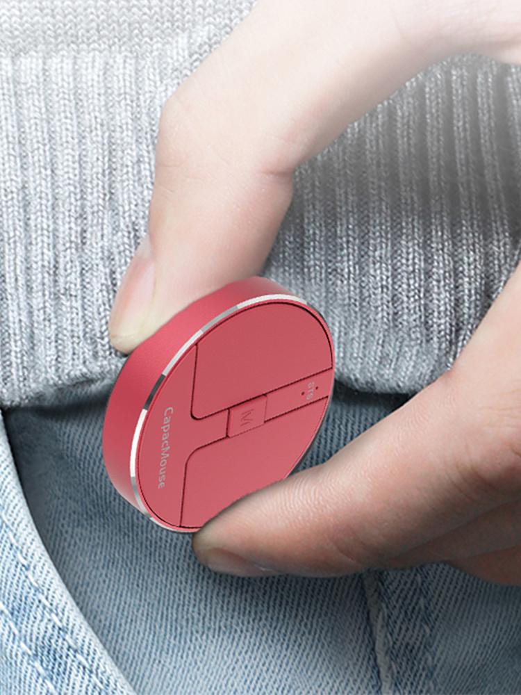 Ультратонкая беспроводная компьютерная мышь 3 регулируемых DPI Мини-емкостная мышь Беспроводные мыши с USB-приемником для ноутбука ПК компьютера