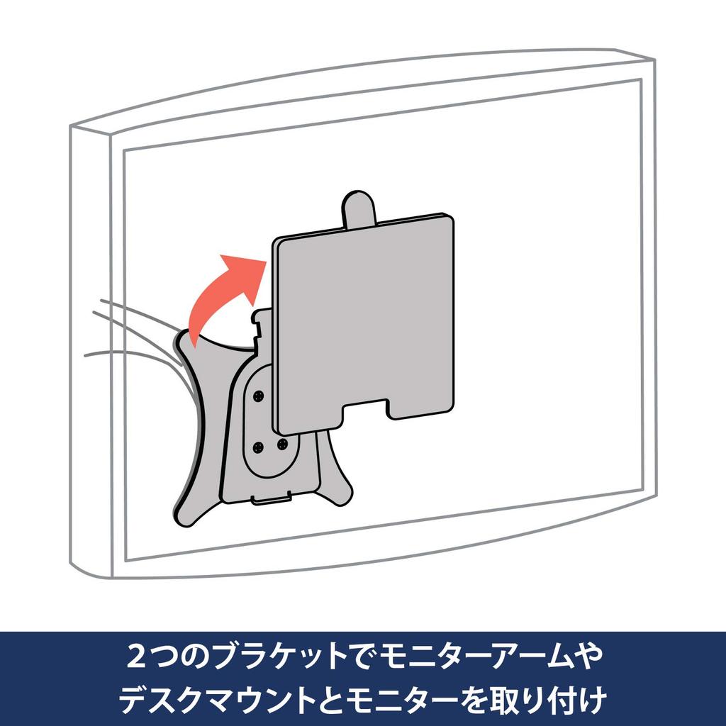 Ergotron Quick Release Bracket, VESA Compatible, Supports Up To 15.9kg (60-589-060)