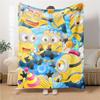 Minions Celebration Party Blanket Soft Throw Blanket For Home Bedroom Bed Sofa Travel Office Solid Christmas Blanket