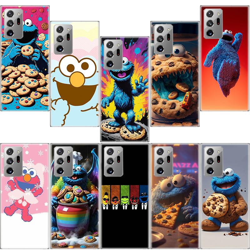 Funny Cookie M-Monster Phone Case for Samsung A17 A37 A57 A07 A16 A26 A36 A56 A05S A15 A25 A35 A55 Galaxy A03 A13 A23 A33 A53 A5