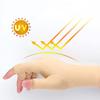 1 Pair Soft And Light Fingerless Anti Uv Radiation Protection Gloves Onesize