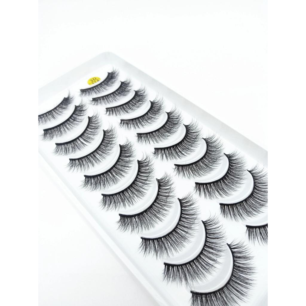 Натуральные 3D норковые ресницы, 5/10 пар ресниц, эффектные накладные ресницы, искусственные ресницы для макияжа, оптовая продажа, наращивание ресниц