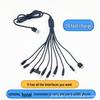 2A Eco-friendly 10-in-1 Multi-functional Charging Cable for Phones, Electronics, and Toys