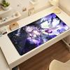 Gaming Mouse Pad with Antislip Base and Stitched Edges Purple Butterfly Fairy Anime Girl Print Desk Mat for PC Laptop Gaming