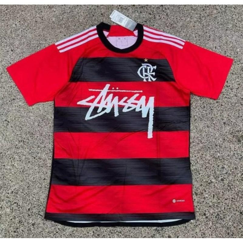 Ретро футбольная майка в стиле Stussy Бразилия Италия Фламенго Япония 1998 2002 Футбольная футболка Унисекс Спортивный топ